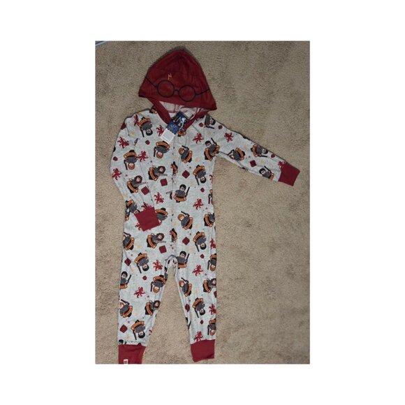 NWT -Harry Potter LEGO Union Suit Pajamas - Boy/ Girl 6/6x - Picture 2 of 7